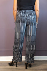 Stripe Side Pleat Pant