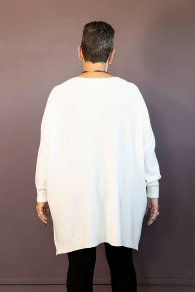 Cassi X Front Seam Oversized Sweater