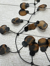 Transparent Fabric and Rubber Necklace