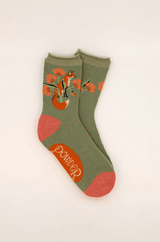 Fox In A Meadow Socks